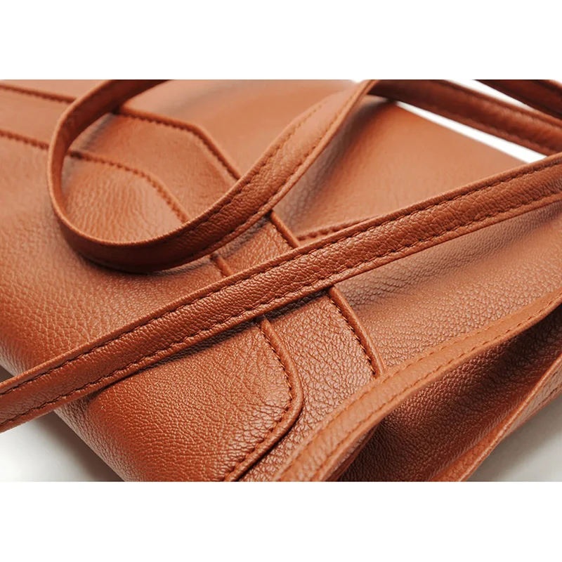 Женская винтажная кожаная сумка-мессенджер через плечо вечерние дизайнерские