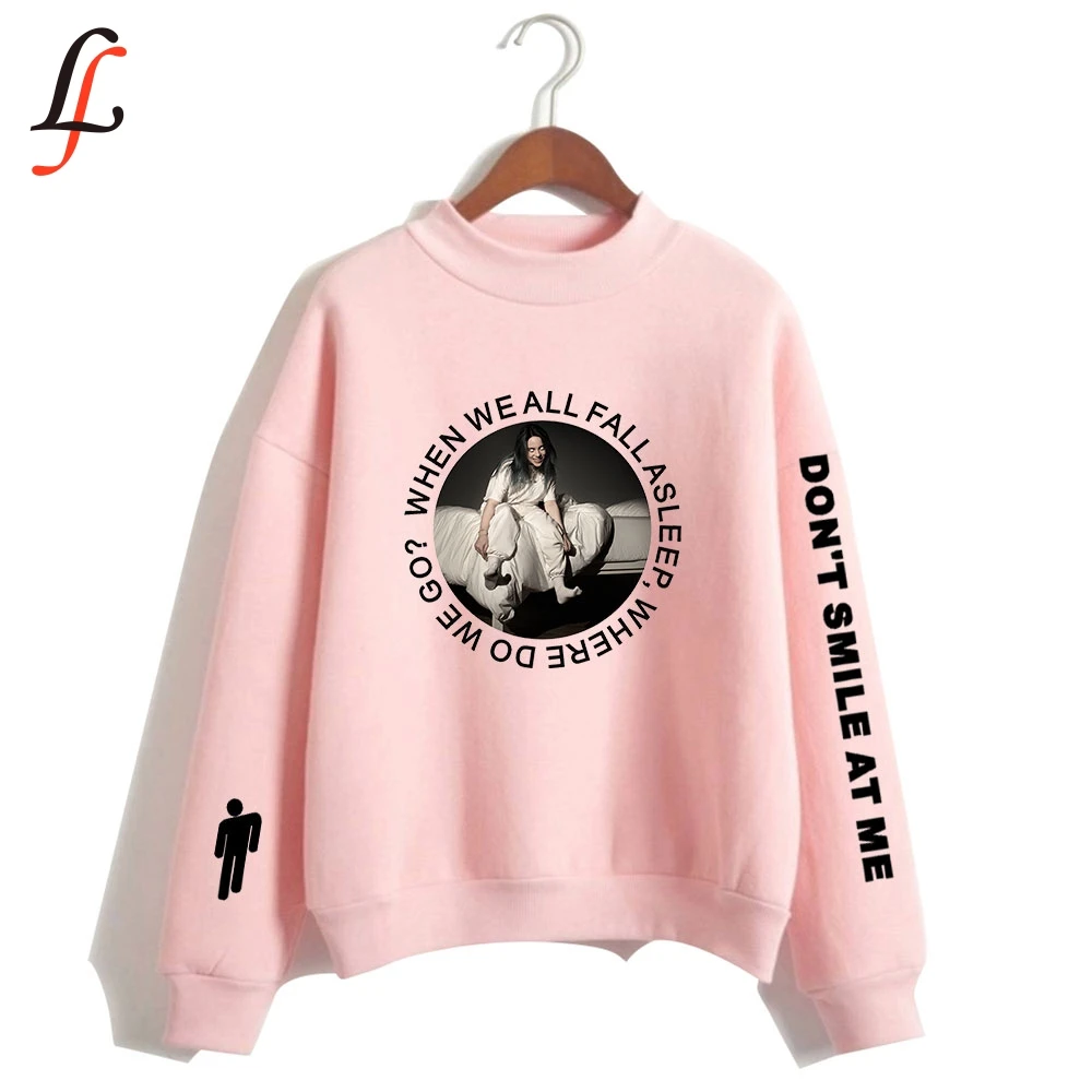 Billieeilish Billie eilish женские водолазки Толстовки Kpop Повседневная Верхняя одежда хип