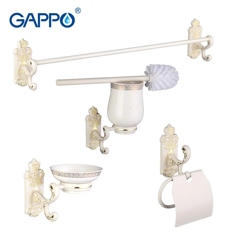 Gappo 4 шт./компл. полотенце Аксессуары для ванны бар мыло блюдо зубная щетка держатель для туалетной щетки наборы оборудования для ванной G35T4-1