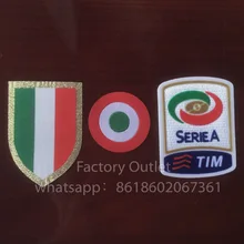 Italia Calcio red coppa Italia Circle Scudetto 15 16 Италия Кубок серия патч