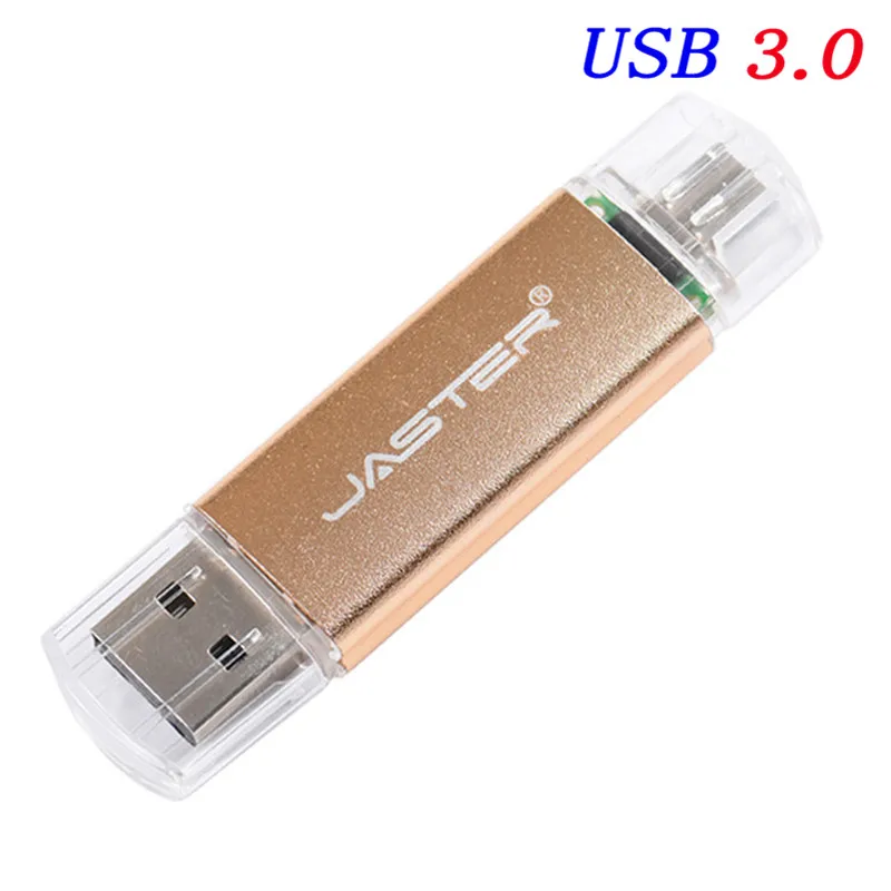 Rose god JASTER USB 3,0 Смартфон USB флеш-накопитель OTG USB флеш-накопитель Micro USB флеш-накопитель смартфон U диск 4 ГБ 8 ГБ 16 ГБ 32 ГБ 64 ГБ - Цвет: Rose god