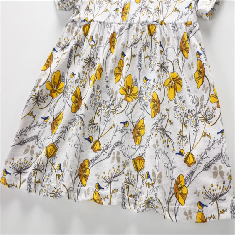 Baby girls new style floral dresses kids hot selling summer clothing with printed some flowers cute princess dress 2018 | Детская одежда