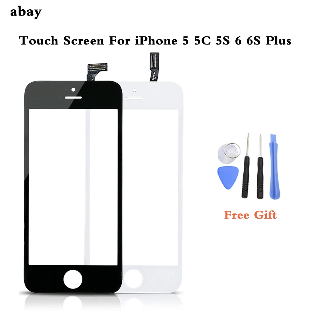Сменный сенсорный экран для iphone 5 5C 6 6S Plus plus стекло + рамка аксессуары