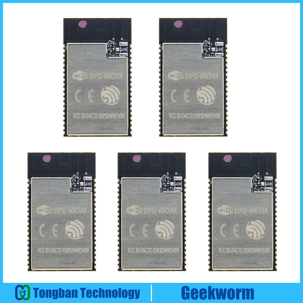 5 шт./лот Новый ESP32 WROVER B PCB антенна 4 МБ SPI FLASH + 8 Мб PSRAM WiFi BT BLE микроконтроллерный