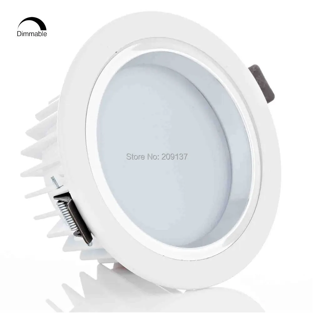 12W Cold White Warm White LED Recessed Cabinet Ceiling Downlight 85-265V For Home Lighting Decoration led down light