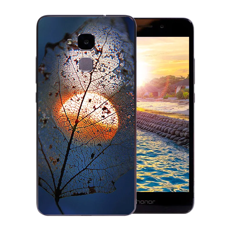 5 2-дюймовый чехол для телефона Huawei Honor 5C прозрачный мягкий силиконовый 7 Lite GT3