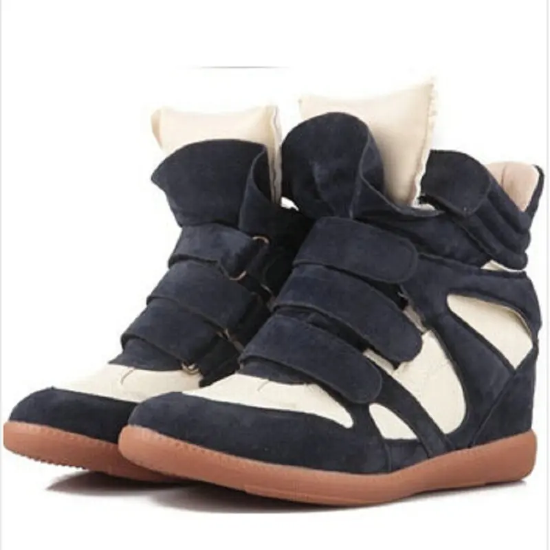 2016 г. Новые женские ботинки из коровьей замши модная повседневная женская обувь в