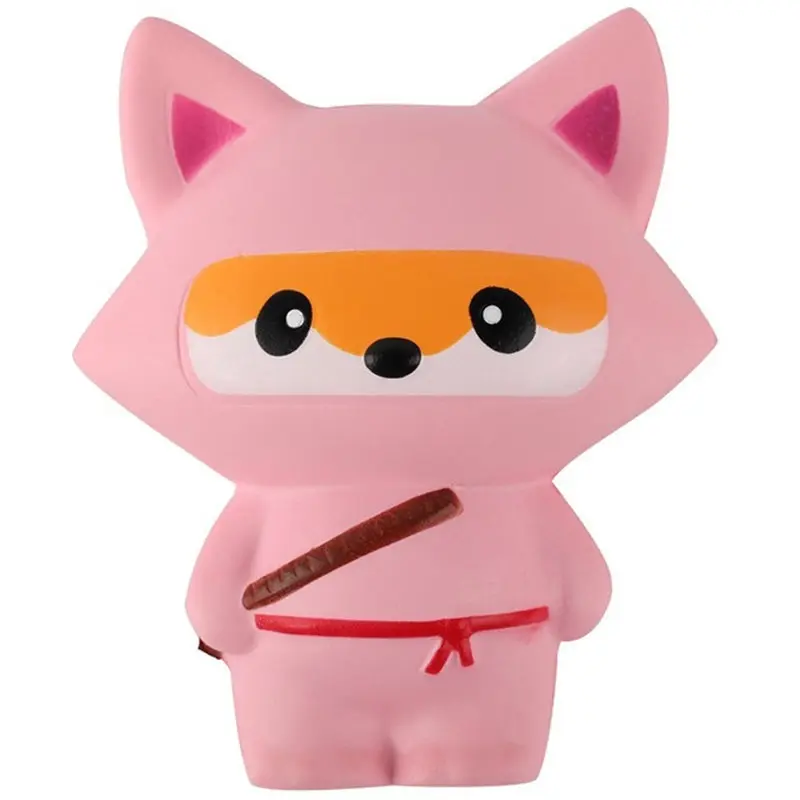 14CM Animal Jumbo Kawaii Ninja Squishy Panda/Bear/Fox Bread Soft Slow Rising Fun Kid Naruto Toys Sweet Charm Cartoon Cake |