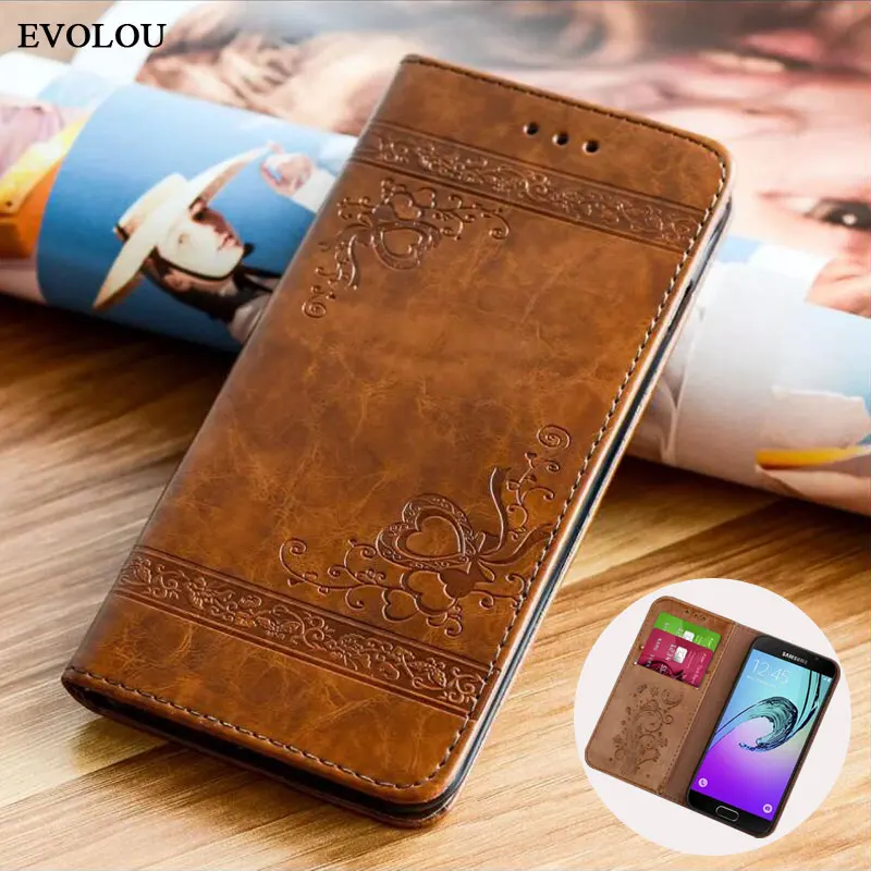 Embossed Magnetic Book Wallet Cover for Samsung Galaxy Note 9 S9 S8 Plus Flip Leather Case for Samsung S5 S7 S6 S4 S3 Phone Bag