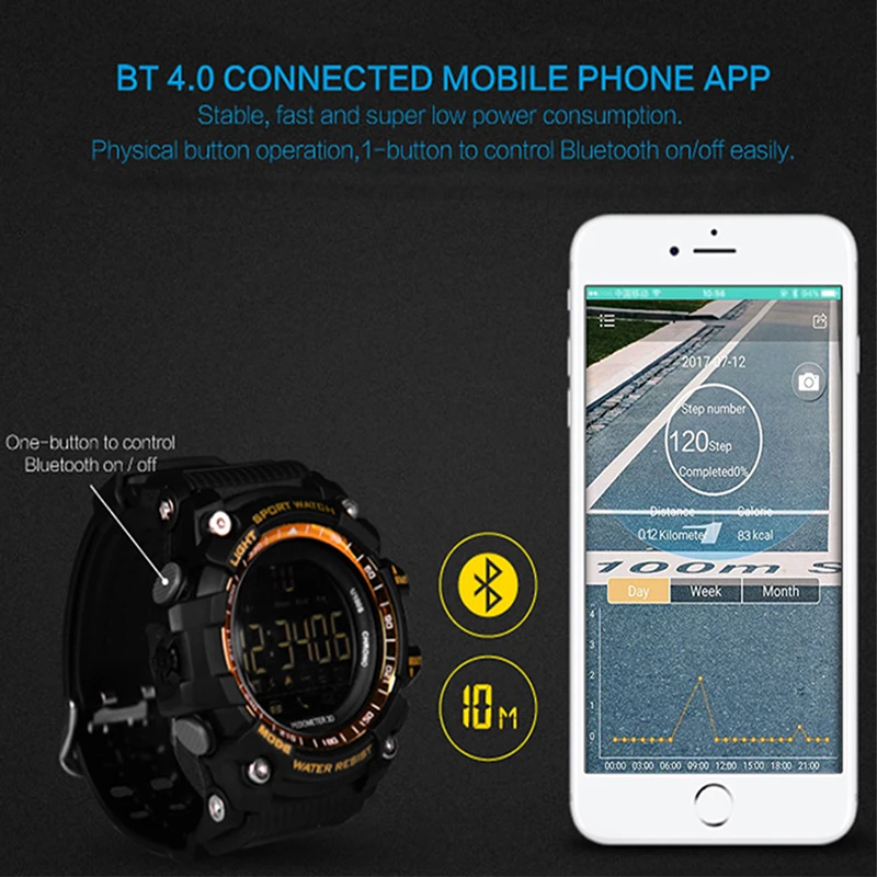 Bluetooth умные часы EX16 водонепроницаемые Relogios Смарт-часы для IOS Носимых устройств