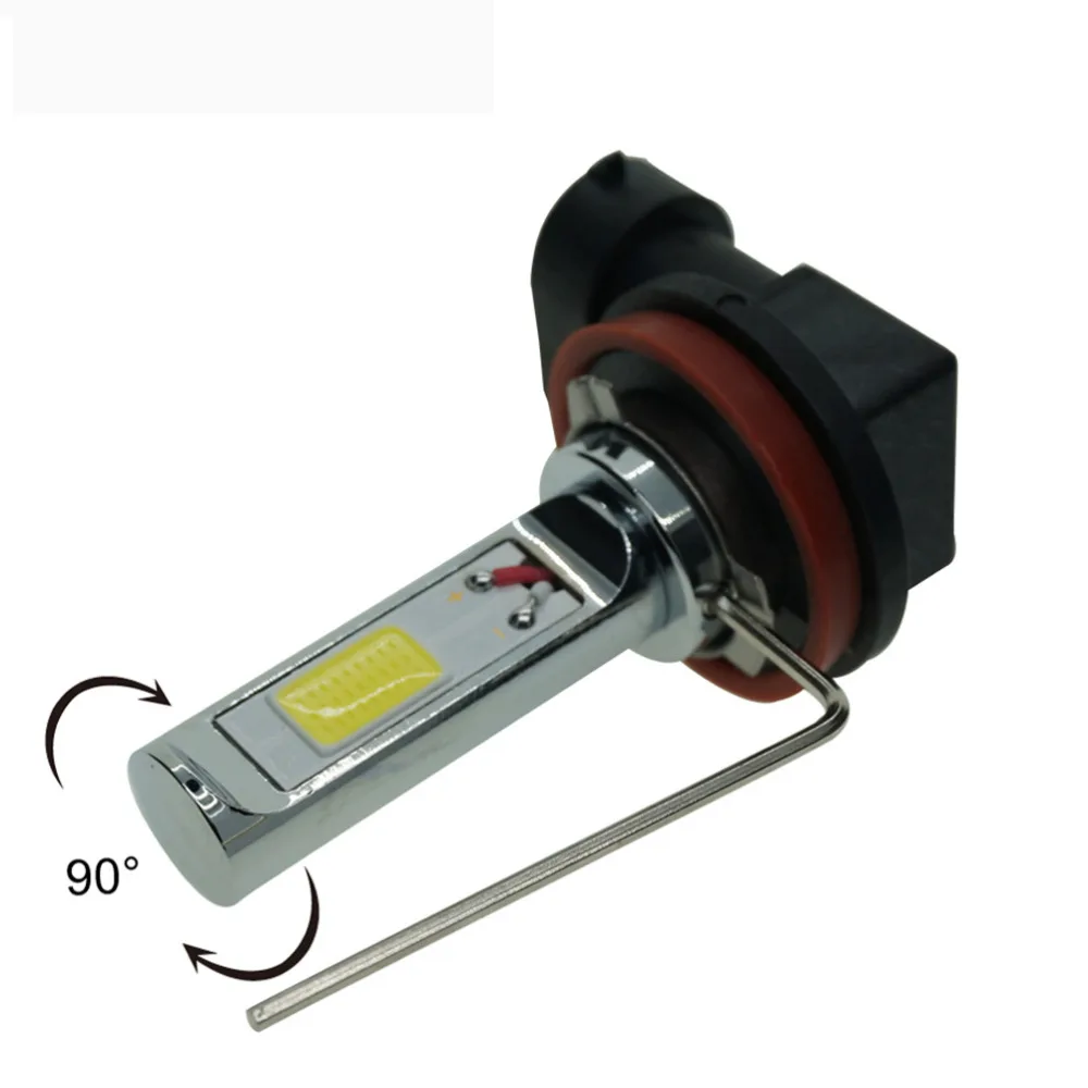 Комплект из 2 предметов высокого Мощность H11 светодиодный туман светильник