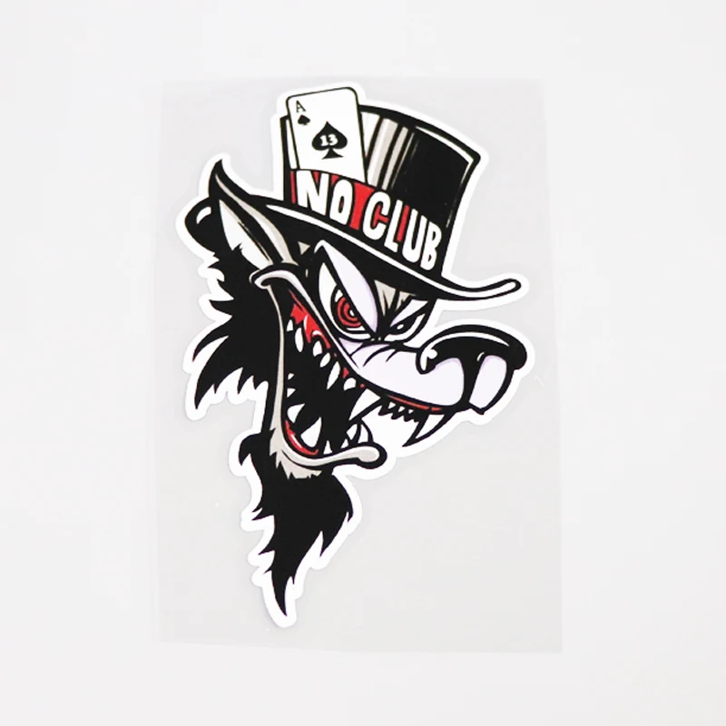YJZT 9CM*15CM Personality Poker NO CLUB PVC Car Window Stickers Decal Accessories 13-1087 | Автомобили и мотоциклы