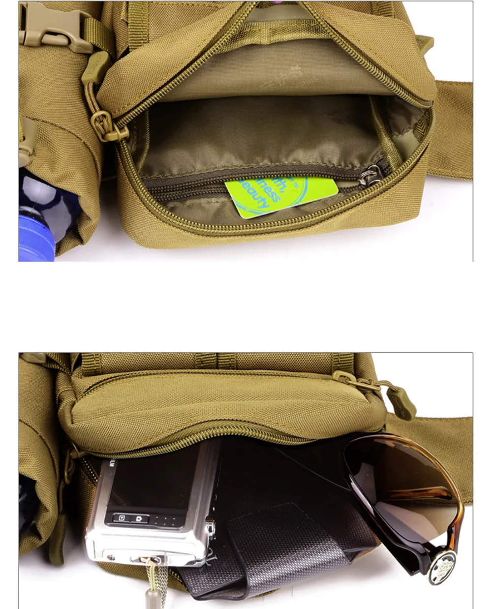 Нейлоновая поясная сумка для мужчин прочная забавная бананка в стиле милитари