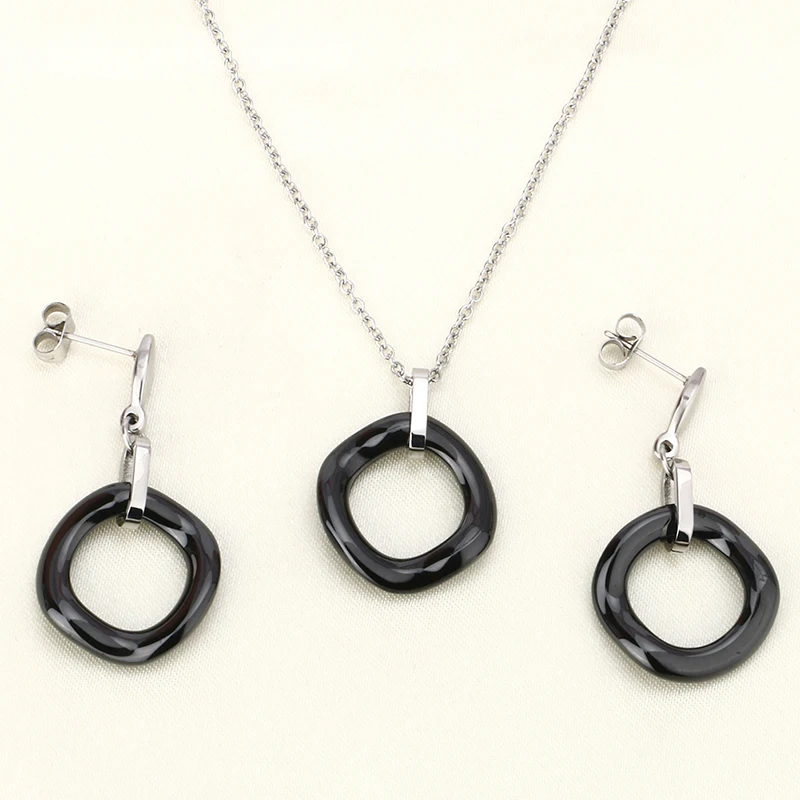 Комплект из колье и серёг с кристаллами|fashion jewelry set|jewelry setsjewelry sets fashion |