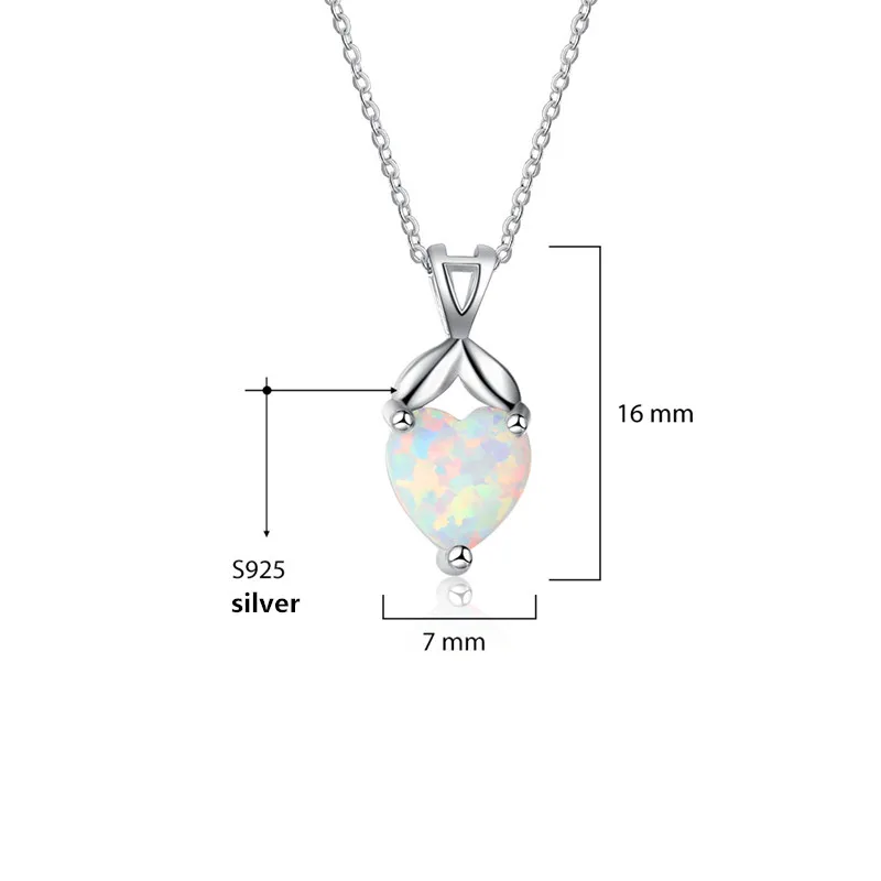 7x16 Druzy Charm 925 стерлинговый Серебряный синтетический опал каменные подвесные