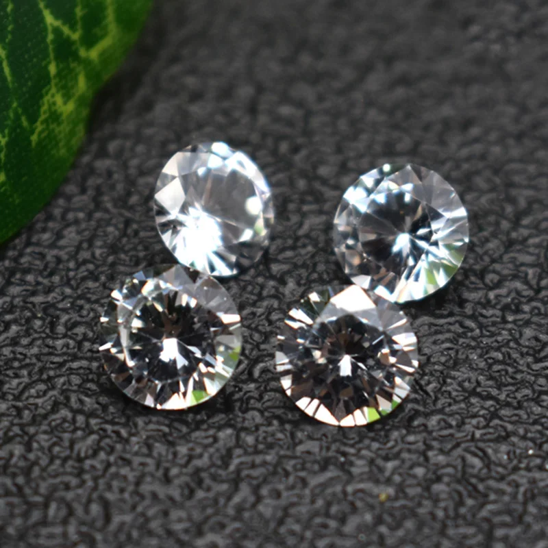 Настоящий Муассанит россыпью камня для ювелирного магазина 0.3ct до 3ct F цвет VVS1 класс Высокое качество Муассанит с сертификатом