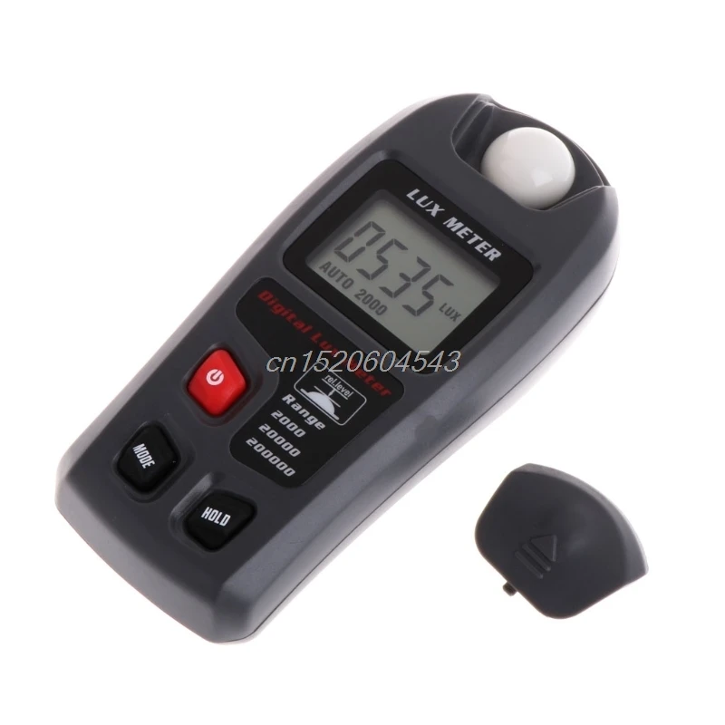 Цифровой светильник Luxmeter 0 1 ~ 200000Lux датчик большой ЖК-дисплей фотометр R07 оптовая