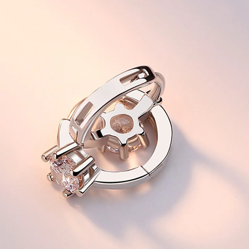 Женские минималистичные серьги в виде сердечек и стрел из стерлингового серебра