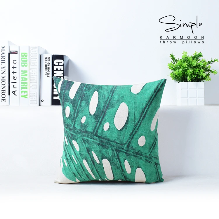 Хлопковая наволочка Botany с изображением лесных лесов Юго-Восточной Азии