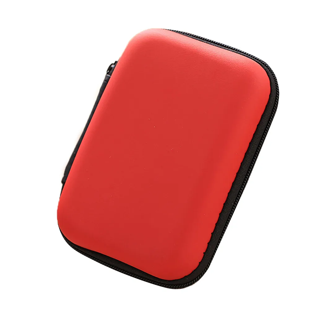 

Case Container Coin Headphone Protective Storage Box Colorful Headphone Case Travel Storage Bag For Earphone Data Cable Charger