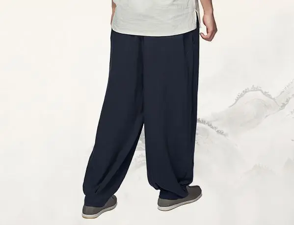 Унисекс 6 видов цветов хлопковые и льняные буддийские медитационные брюки zen кунг