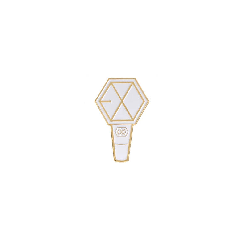 Светильник KPOP, эмалированные шпильки, дважды EXO GOT7 WANNA ONE SEVENTEEN, значки с логотипом, ювелирные аксессуары, подарок - Окраска металла: E