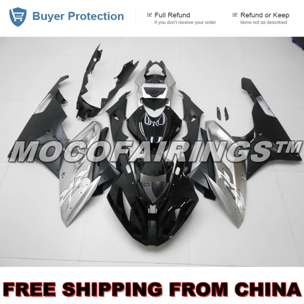 

Gloss Grey And Matte Black Color S1000RR 2015 2016 Fairing Kit For BMW S1000 RR Motorcycle Bodywork Injection Mold