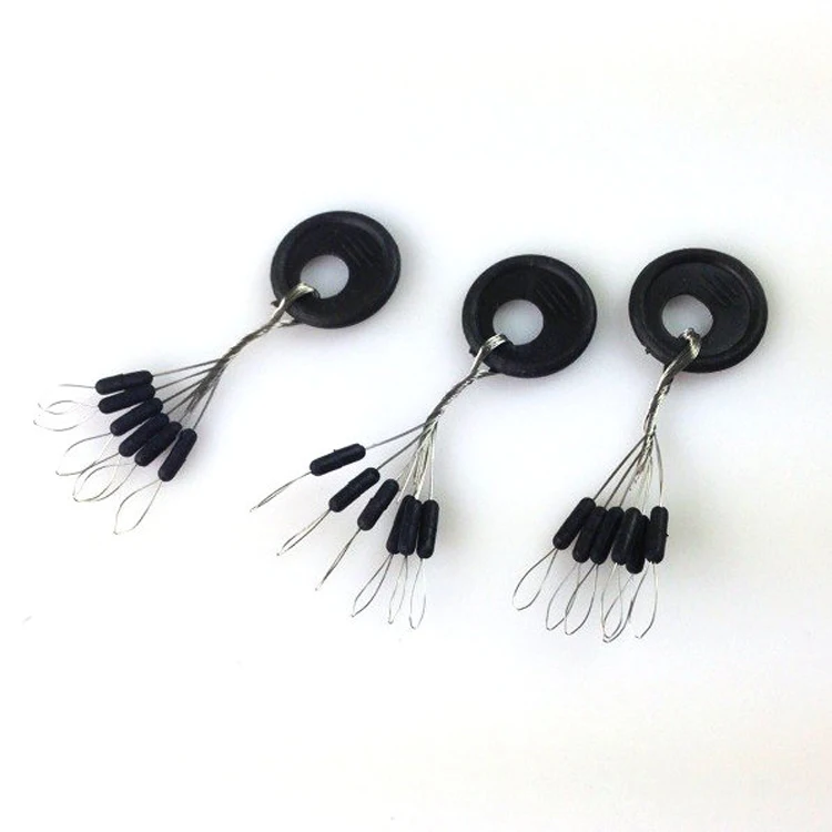 25 Комплектов рыболовная резиновая трубка ограничитель предотвращает скольжение