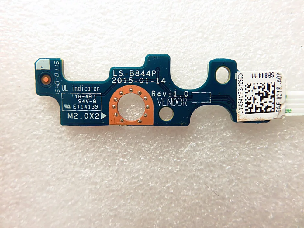 Оригинал для DELL Inspiron 5555 5558 5559 14 5458 V5459 3458 V3459 5455 Панель кнопок выключателя питания |