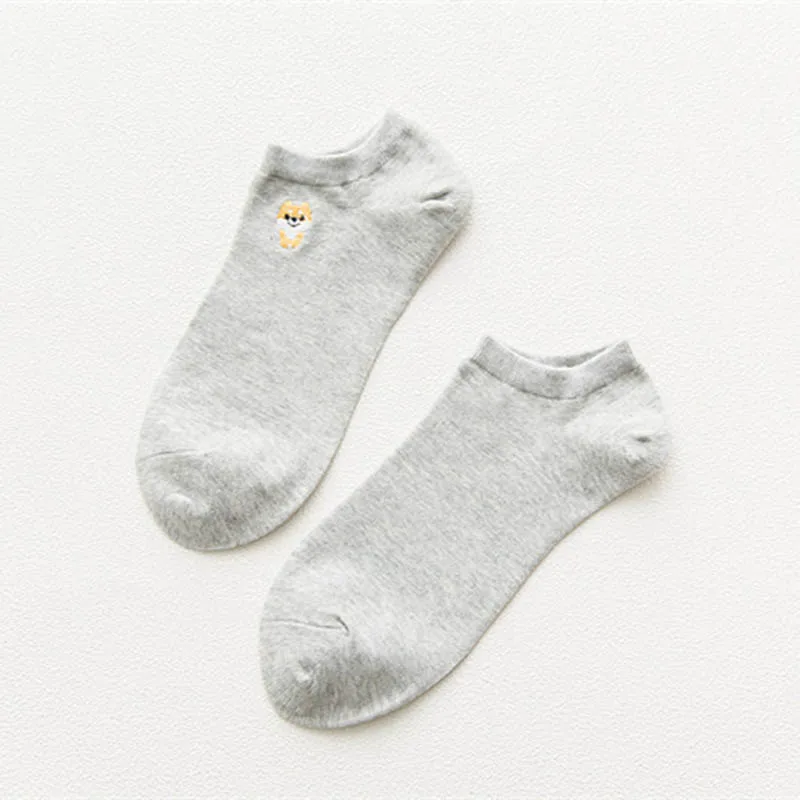 

[EIOISAPRA]Spring/Summer New Product Funny Hip Hop Embroidery Lovers Socks Men Women 10 Color Breathable Casual Cotton Meias Sox