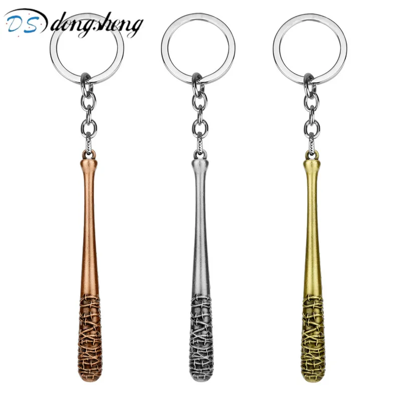 

dongsheng Baseball The Walking Dead Keychain Negan's Bat LUCILLE Keyring Men Car Women Bag Key Chain Pendant Chaveiro Jewelry