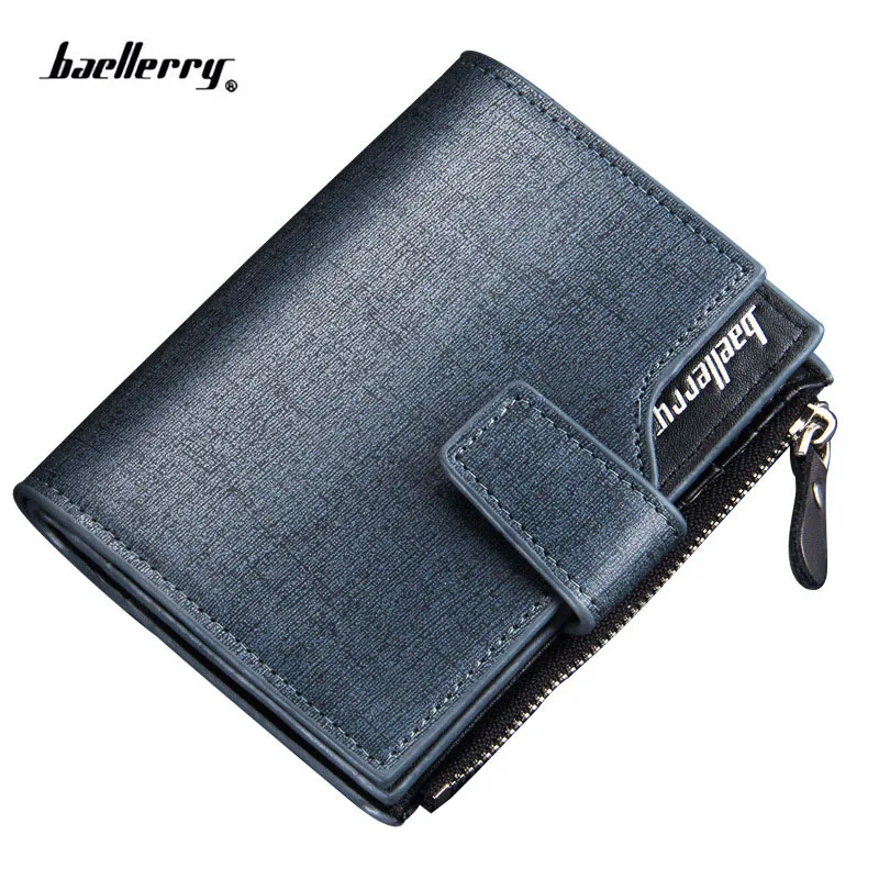 

Baellerry Wallet Casual Men Wallets PU Leather Purse Short Design Wallet Men 150PCS/lot