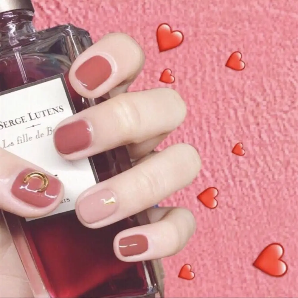 

3set Nail Girl Pink Soft Girl Moon Artificial Nail Products Nail Patch Fingernails Wearable