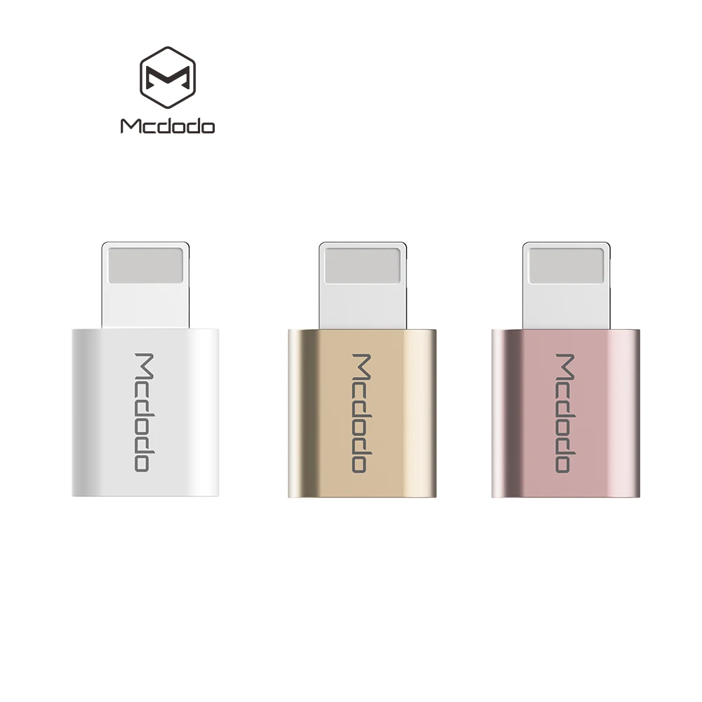 Мини-usb кабель Mcdodo OTG адаптер-конвертер для Lightning-Micro USB адаптер быстрое зарядное