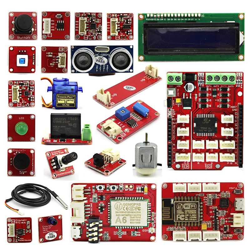 Elecrow Crowtail Deluxe Kit для Arduino Включая 27 шт. Модули DIY Бесплатная Доставка | Электронные