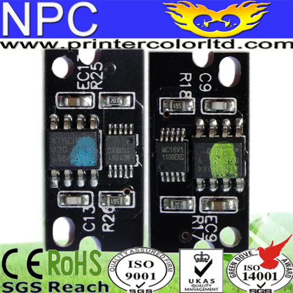 Free shipping!Tfor Konica Minolta oner cartridge chip for magicolor 1600W/1650EN /1690MF /1680MF toner |