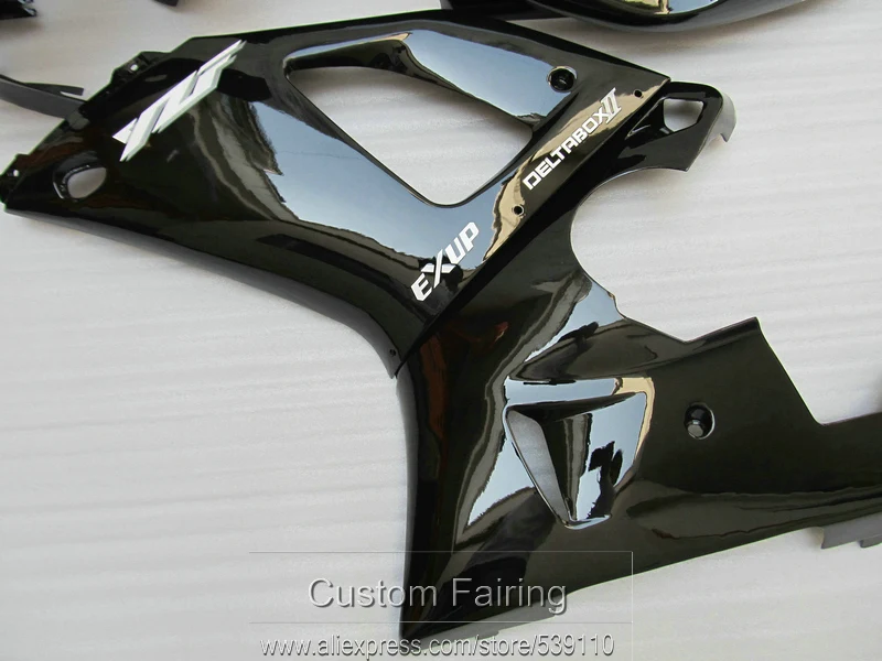 Комплект обтекателей для мотоцикла Yamaha R1 2000 2001 комплект глянцевых черных YZF 00 01