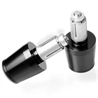 Для KAWASAKI ER-5 ER 500 C1-C5P 2001 2002 2003 2004 2005 2006 2007 CNC ручки для руля слайдер Крышка Заглушка алюминиевый стержень концы