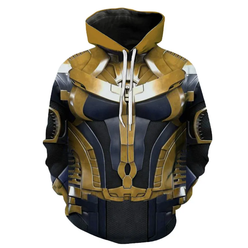 Красный Endgame Loki 3D Принт толстовки с капюшоном супергерой Железный ManTony Старк танос спортивная куртка толстовки для мужчин и женщин - Цвет: Красный