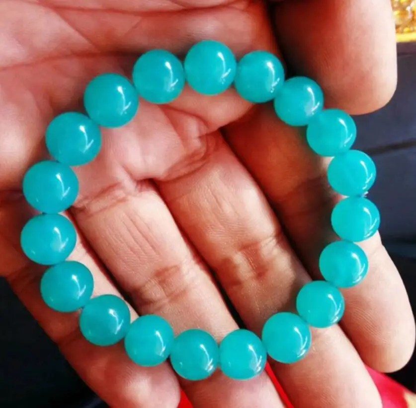 

free shipping 12mm Natural Tianhe Stone Quartz Crystal Round Beads Bracelet AAA