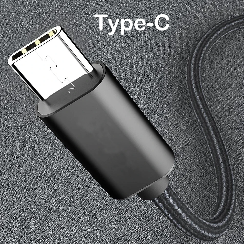 USB кабель USBC Type C для Samsung S10 S9 Plus Huawei P30 Pro TypeC быстрой зарядки телефона usb Xiaomi