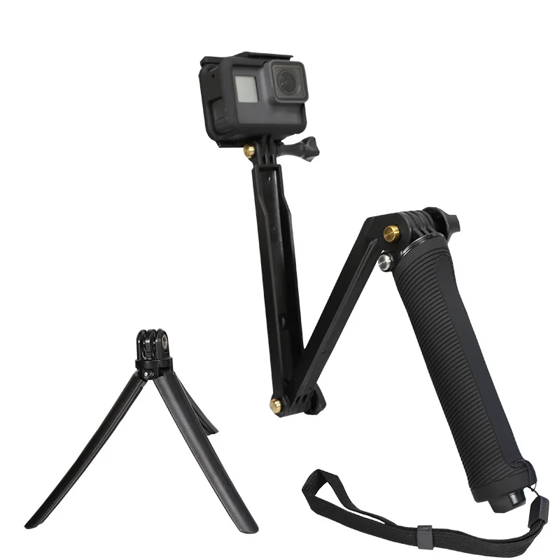 3 Way сцепление Водонепроницаемый монопод палка для селфи экшн камеры Gopro Hero 9 8 7 6 5 4