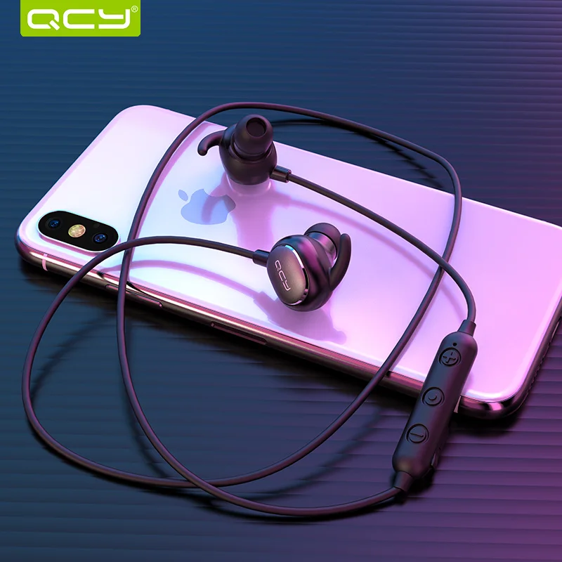2018 QCY QY19 Bluetooth наушники с микрофоном беспроводные спортивные IPX4 стерео