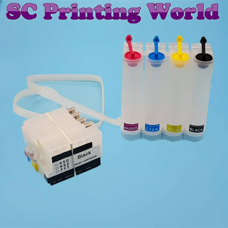 For HP 953XL 953 XL 7740 8210 8218 8710 8715 8720 8725 8730 8740 Continuous Ink Supply System with ARC chip | Компьютеры и офис