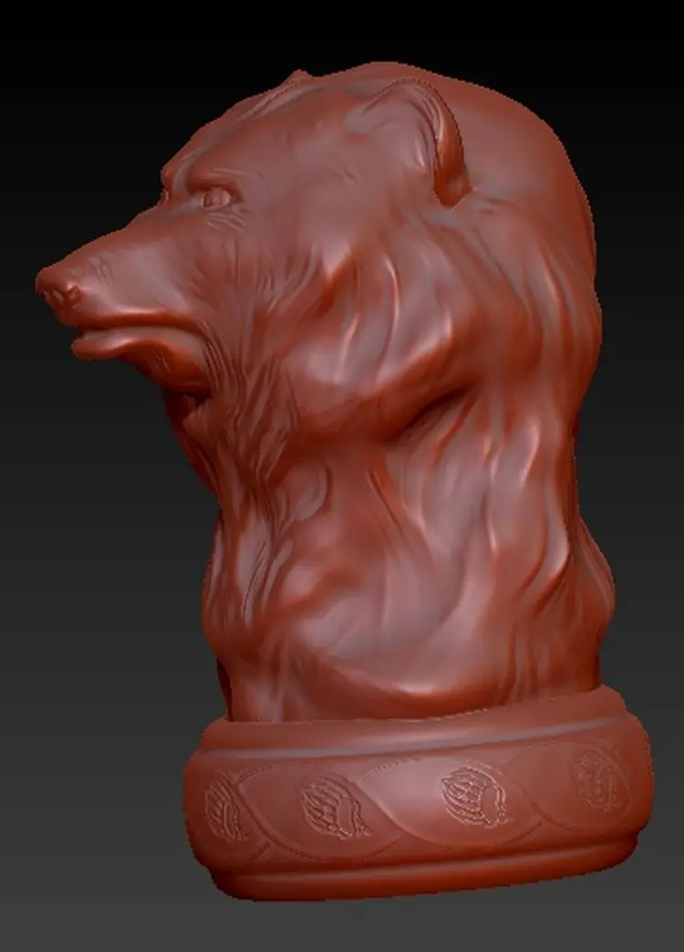 Bear_3D полная 3d модель для ЧПУ или 3D принтеров в формате STL|3d model for cnc|for cncmodel |