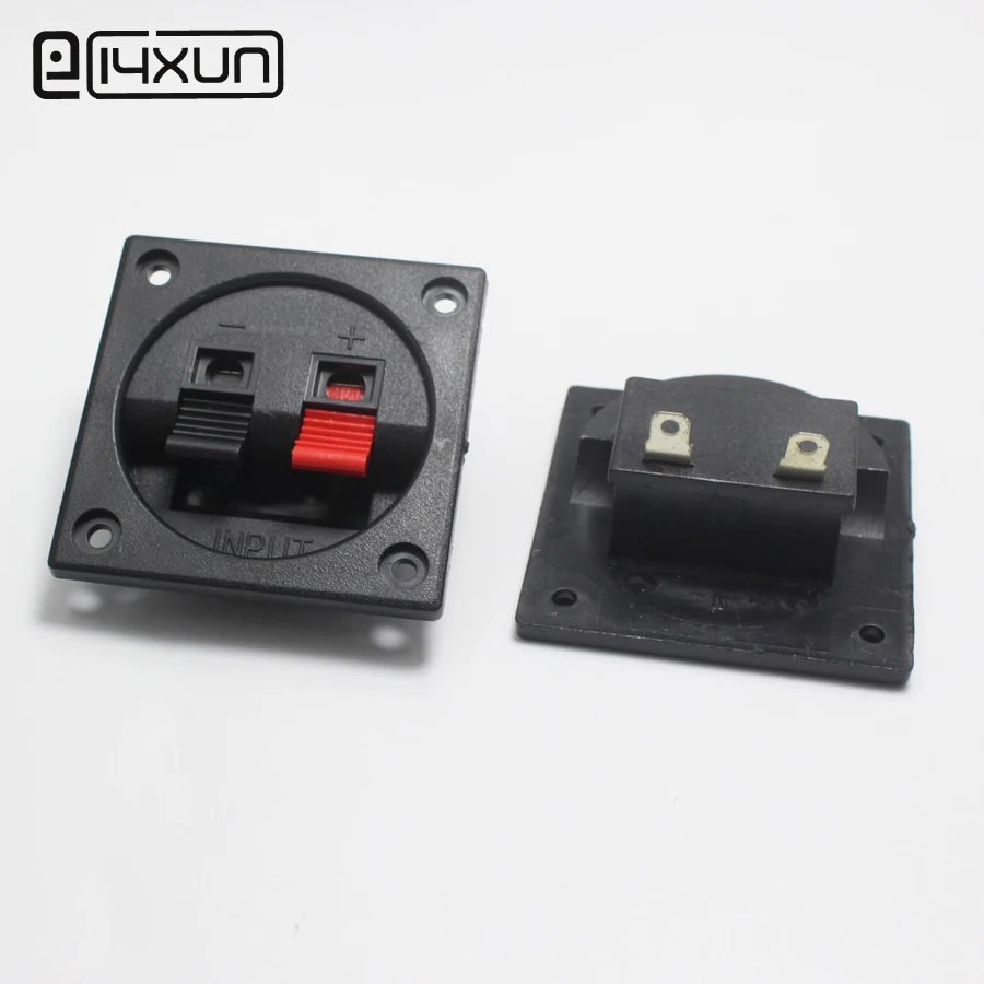 1 шт. 2Pin Squarer клеммы для стереодинамиков красная + черная Соединительная коробка