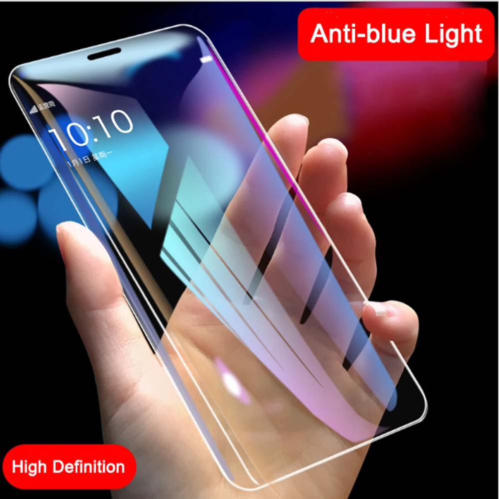 10 шт. в упаковке закаленное стекло для защиты экрана HD iPh 12 /12 mini/12 pro/12 pro Max Blu ray