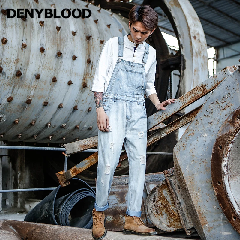 Джинсы Denyblood S-6XL большие размеры мужские синие джинсы одежда для улицы