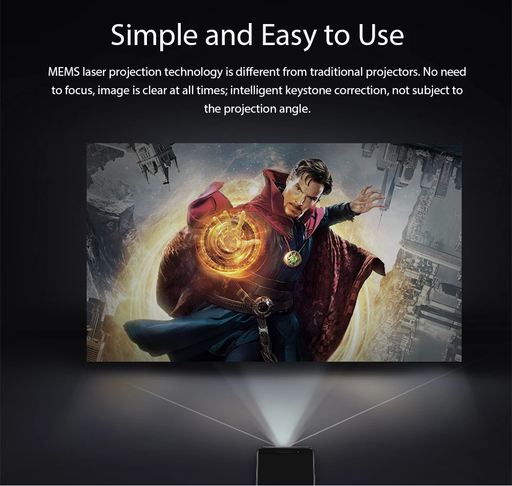 Blackview MAX1 MAX 1 проектор смартфон 4680 мАч Android 8 мини портативный домашний кинотеатр 6