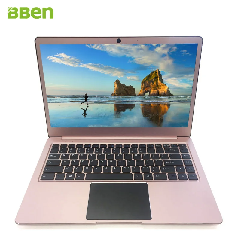 Pink Gold Bben N14W ноутбук 14,1 дюймов Win10 DDR3 4 Гб RAM+ 64G EMMC четырехъядерный процессор Intel Apollo Lake N3450 USB3.0 type-C для ноутбука портативного компьютера - Цвет: Pink Gold